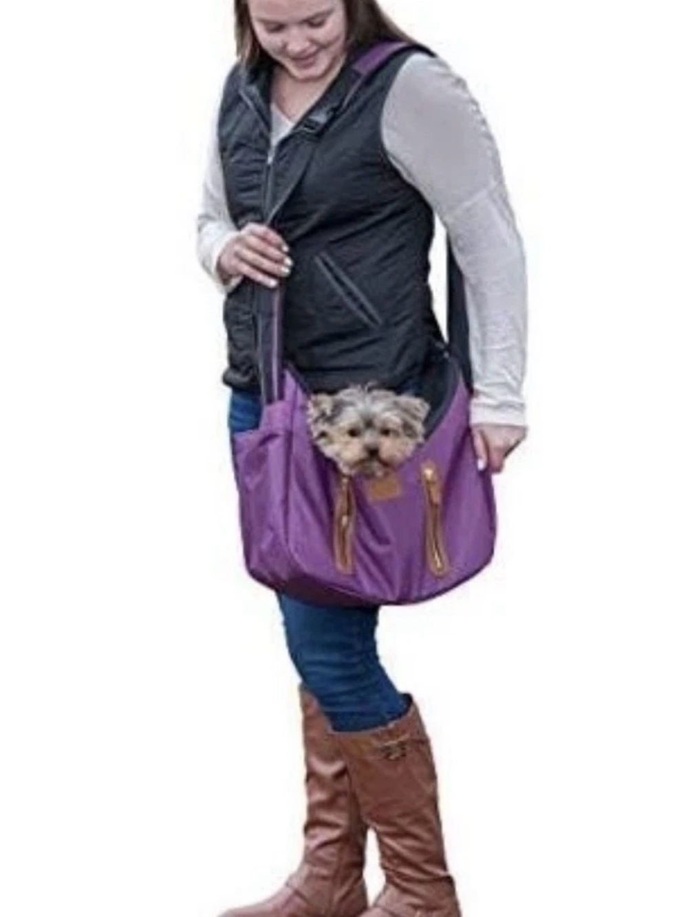 Pet Gear R&R Pet Sling Mulberry Size Small Dogs Under 10lbs Brand New With Tags